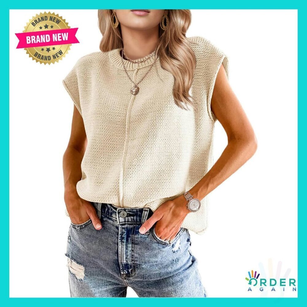 Crochet Cap Sleeve Vest Boho Western Flowy Top Spring Summer Casual